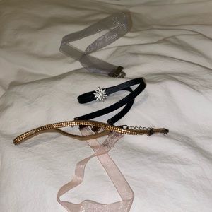 Bunch of chocker necklaces